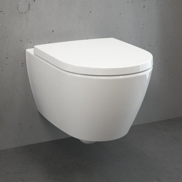 Villeroy & Boch Taro, závěsné WC s hlubokým splachováním, bez přítoku vody na okraj