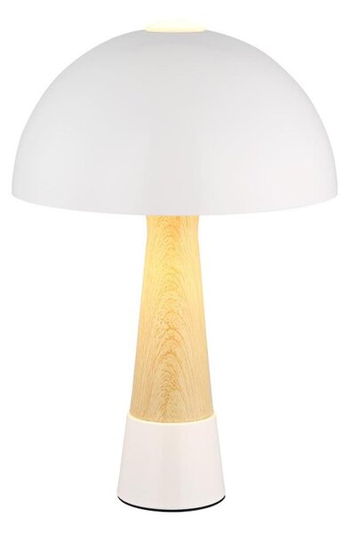 Globo 51570122 - Stolní lampa PAULIN 1xE27ILLU/40W/230V bílá