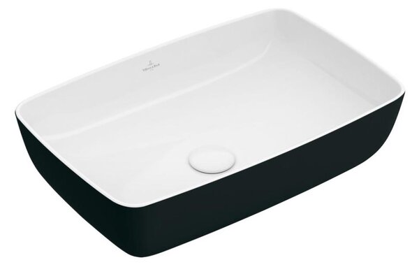 Villeroy & Boch 417258BCT8 - Umyvadlo na desku ARTIS 58x38,5 cm keramika/černá