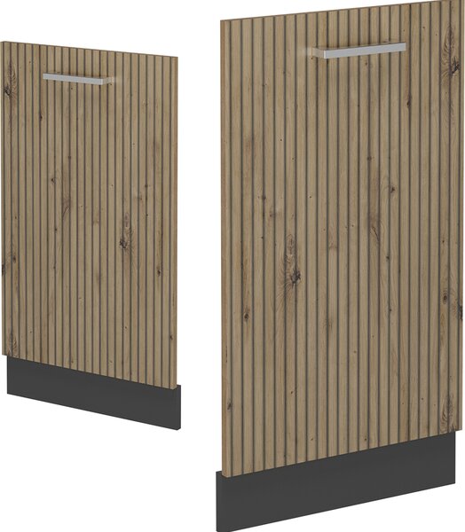 Čelní panel myčky Vicco R-Line Řemeslný dub 45 cm bez pracovní desky, Model 54623