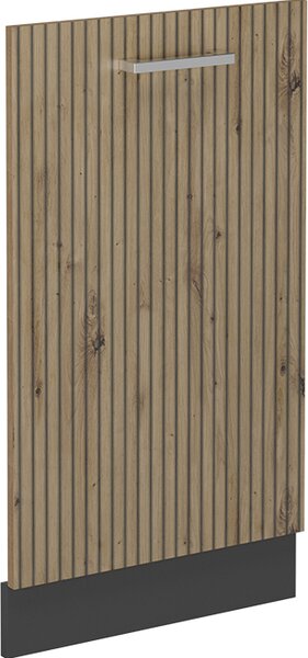Čelní panel myčky Vicco R-Line Řemeslný dub 45 cm bez pracovní desky, Model 54623