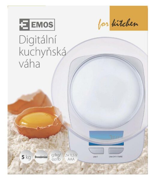 EMOS Digitální kuchyňská váha GP-KS021 bílá 2617001600