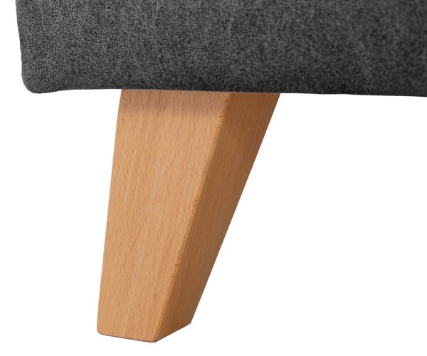 ROHOVÁ ROZKLÁDACÍ POHOVKA, textil, šedá MID.YOU - Rozkládací sedačky, Online Only