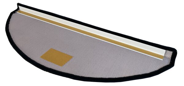 Vopi Nášlapy na schody Grenoble šedý půlkruh, samolepící - 24x65 půlkruh (rozměr včetně ohybu)