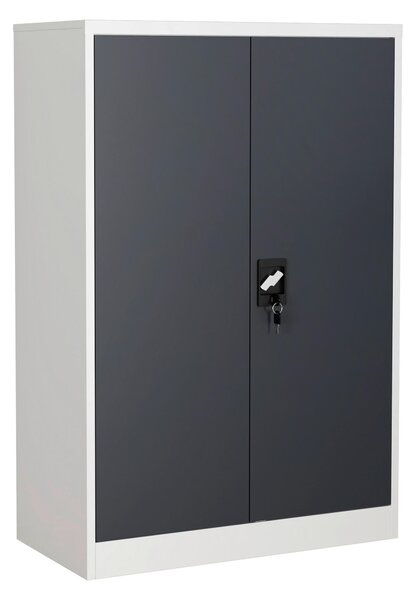 SKŘÍŇ NA ŠANONY, antracitová, bílá, 80/120/40 cm MID.YOU - Online Only kancelářský nábytek, Online Only
