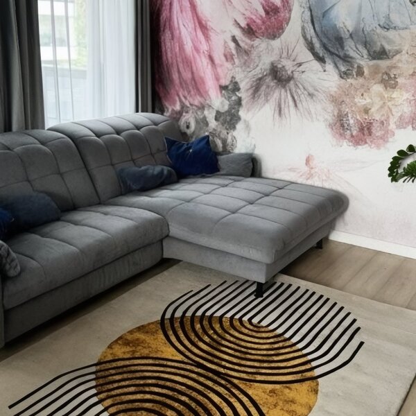 Fargotex Béžový vlněný koberec Stella 160 x 230 cm