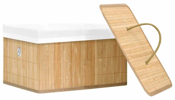 Bambusové úložné boxy 4 ks 320765