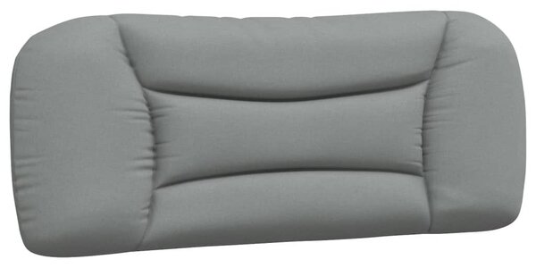 Polštář na čelo postele Hvar světle šedý 100 cm látkový 3207716