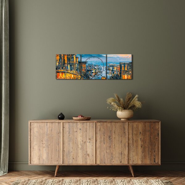 Obraz - Cable Car, San Francisco (s hodinami) (90x30 cm)