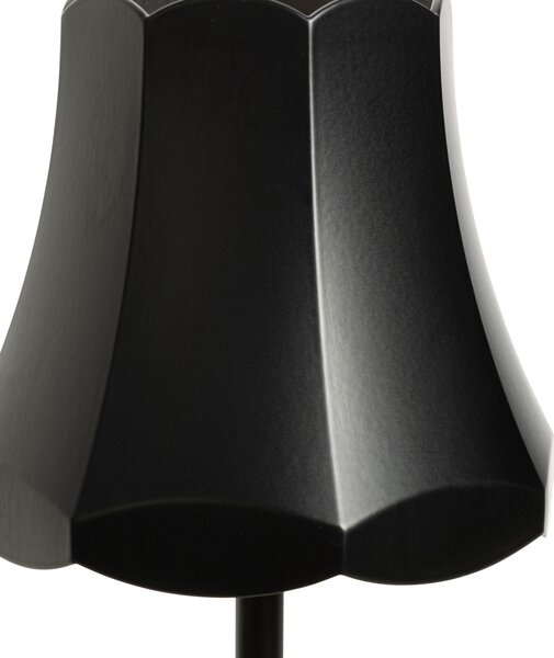 Sada 2 retro stolních lamp černých dobíjecích IP44 - Granny