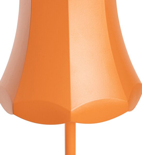 Sada 2 retro stolních lamp oranžových dobíjecích IP44 - Granny
