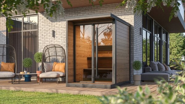 WEKA Luxusní sauna VIIRA 1 - outdoor sauna