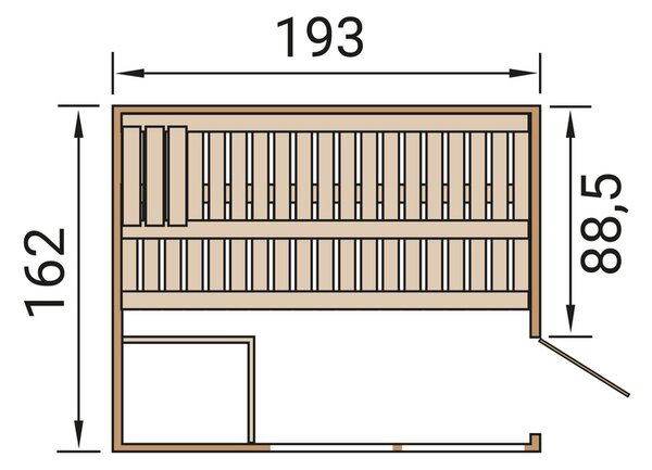 WEKA sauna KEMI PANORAMA 1