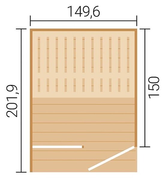 WEKA Luxusní sauna VIIRA 1 - outdoor sauna