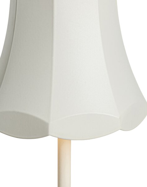 Sada 2 retro stolních lamp smetanové dobíjecí IP44 - Granny