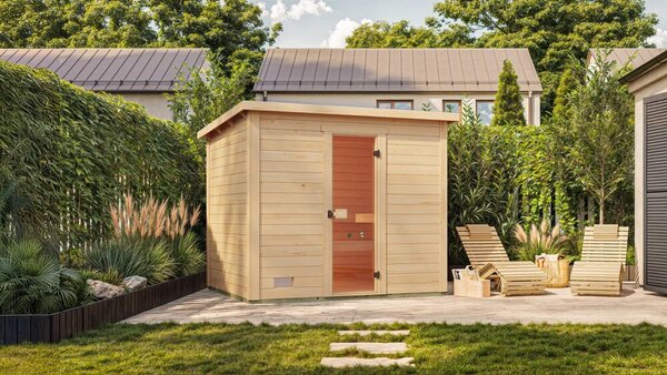 WEKA Sauna KAAPI 4 - přírodní - outdoor sauna