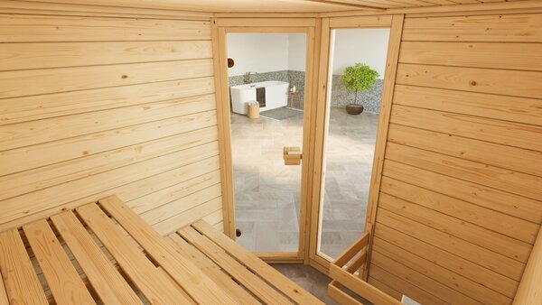 WEKA sauna VALIDA Corner 1.8