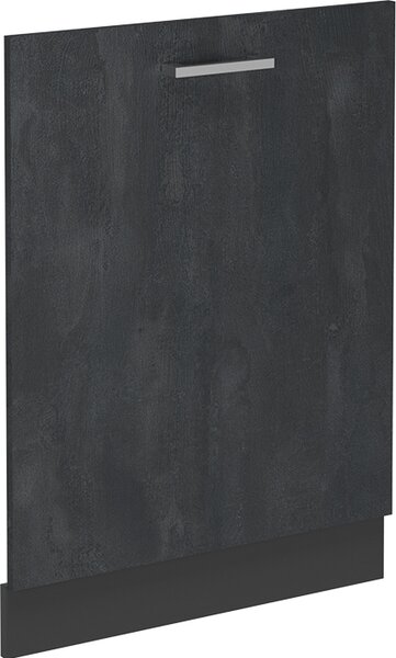 Čelní panel myčky Vicco R-Line Černý beton 60 cm bez pracovní desky, Model 54530