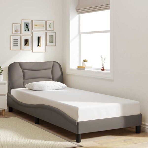 Rám postele bez matrací Hvar taupe 90x200 cm textil 3207748
