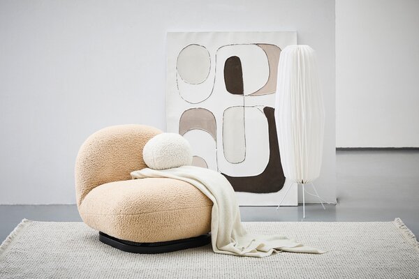 KŘESLO, textil, béžová P & B - Online Only křesla & taburety, Online Only