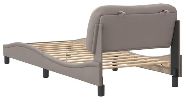 Rám postele bez matrací Hvar taupe 90x200 cm textil 3207748