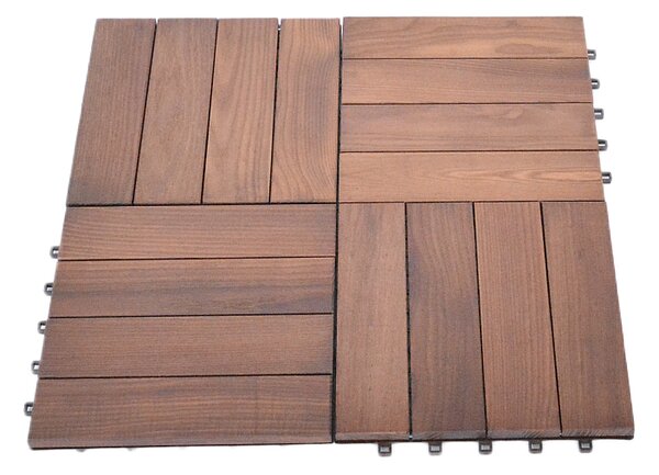ROJA THERMOWOOD podlahové dlaždice 6 ks