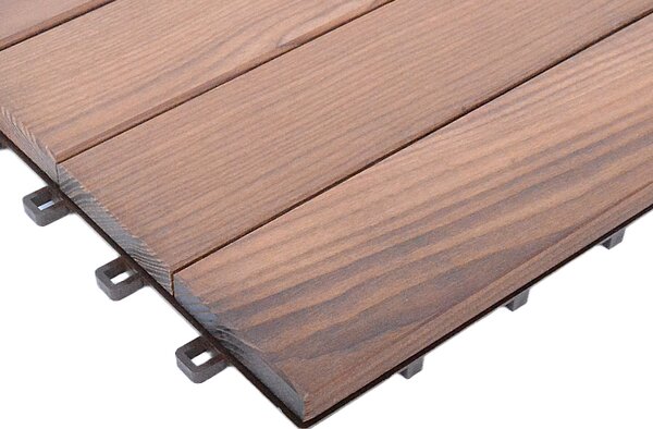 ROJA THERMOWOOD podlahové dlaždice 6 ks