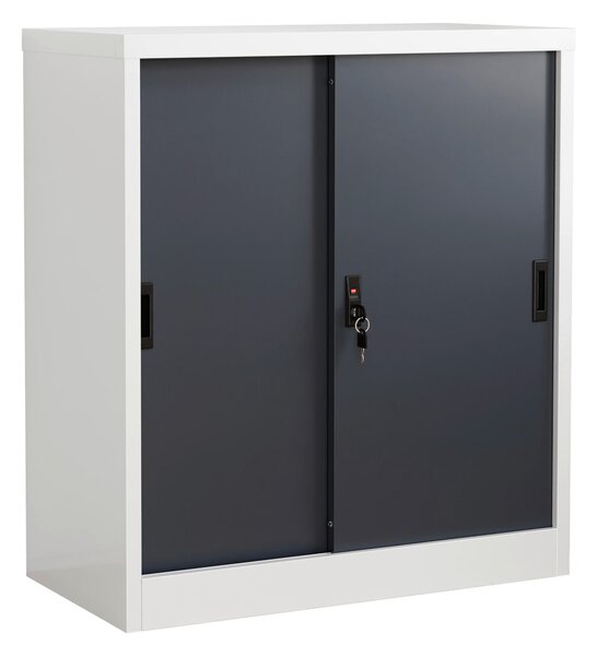 SKŘÍŇ NA ŠANONY, antracitová, bílá, 80/90/40 cm MID.YOU - Online Only kancelářský nábytek, Online Only