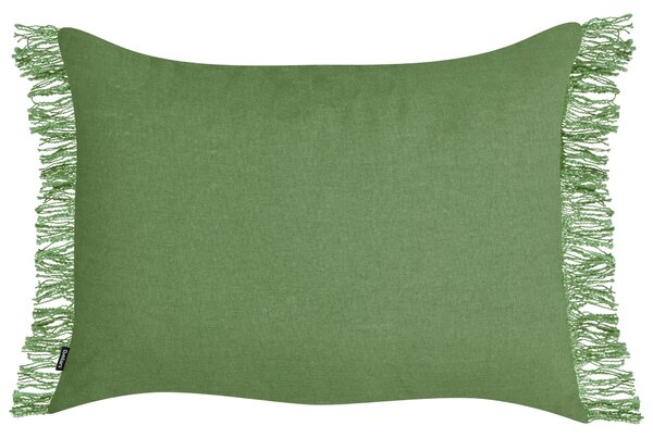 Sada 2 dekorativních polštářů MABA Bavlna 50 x 35 cm Zelená Bez vzoru