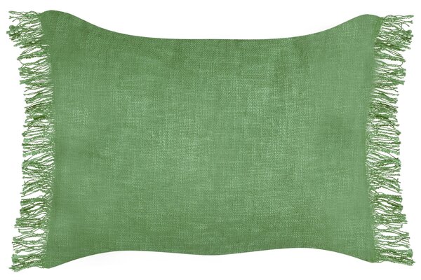 Sada 2 dekorativních polštářů MABA Bavlna 50 x 35 cm Zelená Bez vzoru