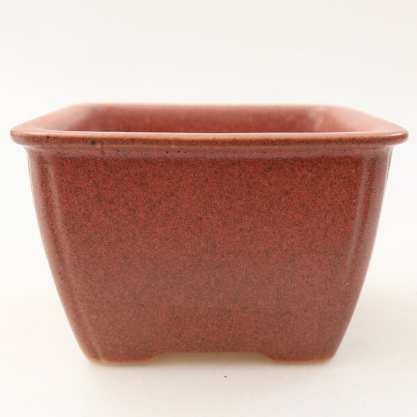 E-bonsai Keramická bonsai miska 8,5 x 8,5 x 5,5 cm růžová