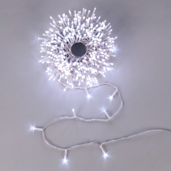 Aigostar - LED Venkovní vánoční řetěz 150xLED/8 funkcí 3xAA 5,3m IP44 modrá