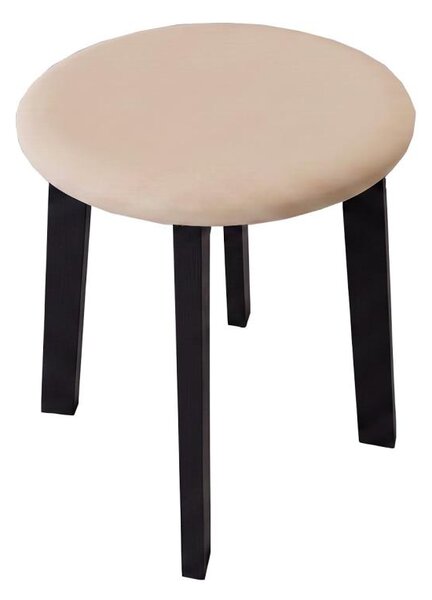Taburet KUBE pr. 36 cm černá/béžová
