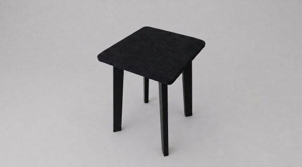 Taburet LUBE 36x36 cm černá