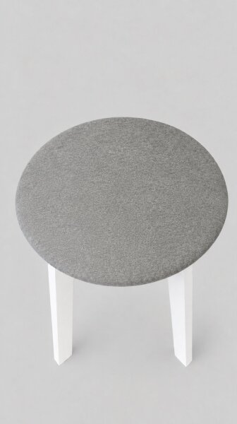 Taburet KUBE pr. 36 cm bílá/šedá