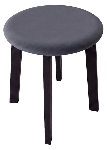 Taburet KUBE pr. 36 cm černá/antracit