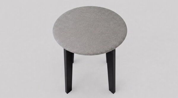 Taburet KUBE pr. 36 cm černá/šedá