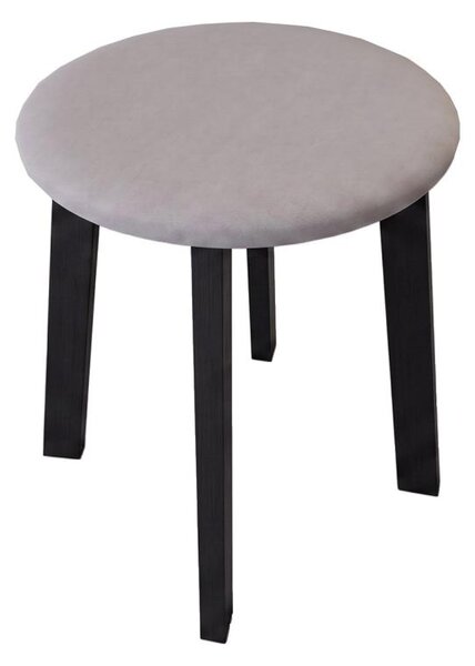 Taburet KUBE pr. 36 cm černá/šedá