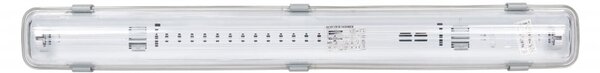 BERGE Svítidlo pro LED trubice T8 TRU006 - 1x60cm - 230V - IP65