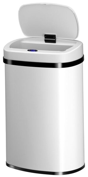 Automatický bezdotykový odpadkový koš 50 l – bílý