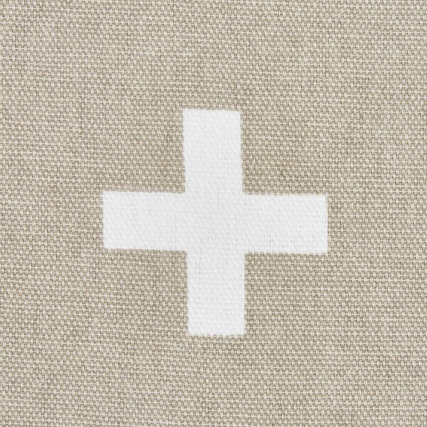 Sada 2 dekorativních polštářů VELLEIA Bavlna 45 x 45 cm Taupe Geometrický vzor