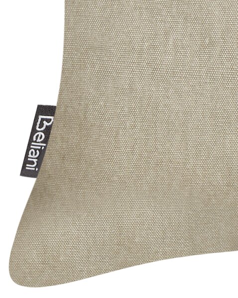 Sada 2 dekorativních polštářů VELLEIA Bavlna 45 x 45 cm Taupe Geometrický vzor