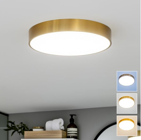 BRILAGI - LED Koupelnové stropní svítidlo POOL LED/36W/230V pr. 40 cm IP54 zlatá