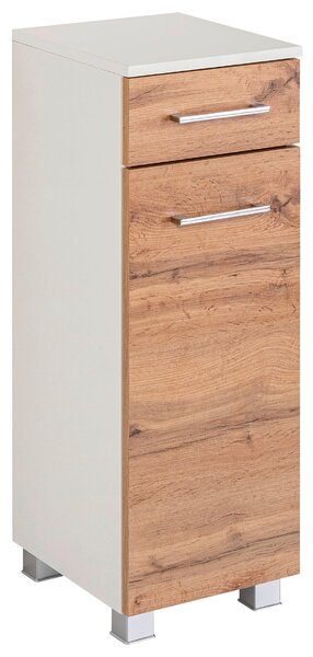 SPODNÍ SKŘÍŇKA, dub wotan, bílá, 30/79/35 cm Held - Koupelnové série, Online Only