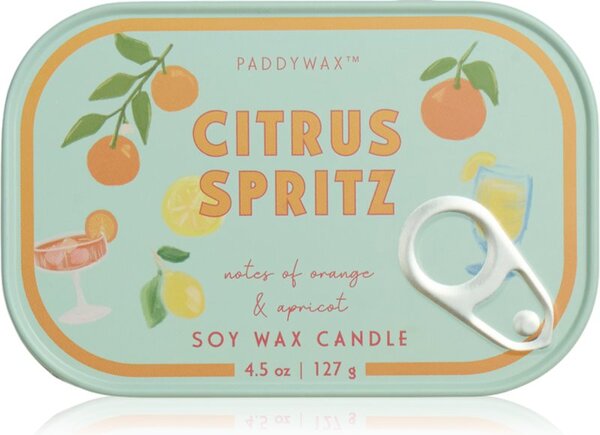 Paddywax Bistro Tin Citrus Spritz vonná svíčka v plechovce 127 g