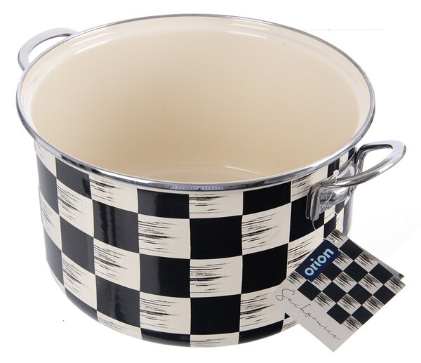 Hrnec ŠACHOVNICE Lem 6,5 l