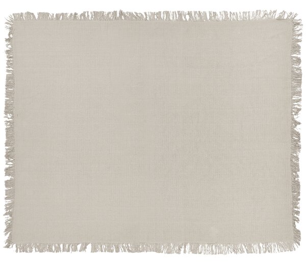 Přikrývka na postel YERBENT Bavlna 150 x 200 cm Světle šedá