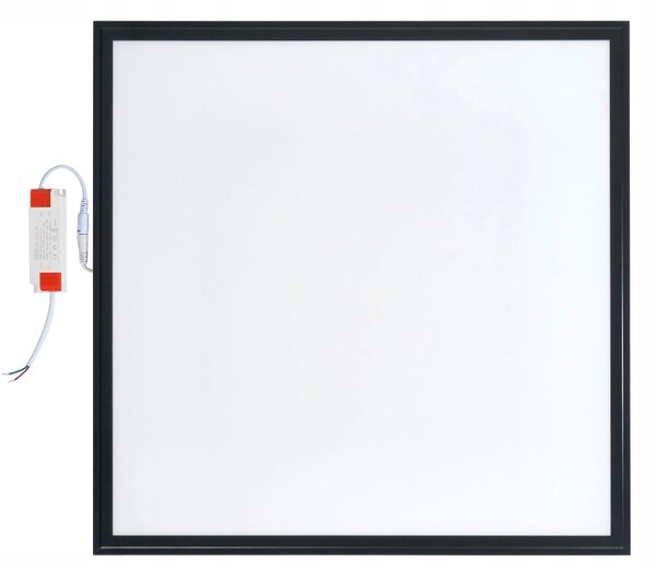 BERGE LED panel černý 60 x 60cm - 40W - 3800Lm - neutrální bílá