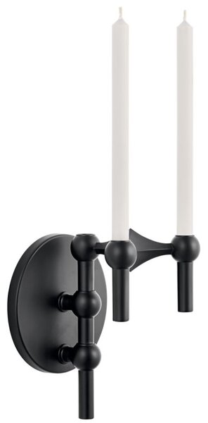 Nástěnný držák na svícen STOFF Nagel - Black SN155