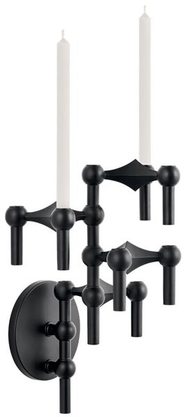 Nástěnný držák na svícen STOFF Nagel - Black SN155
